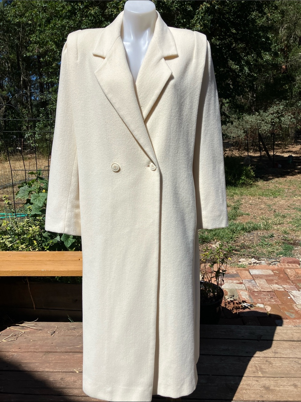 wool dress coat Made in USA by Ferncroct vintage 80’s size 14 dry cleaned!!